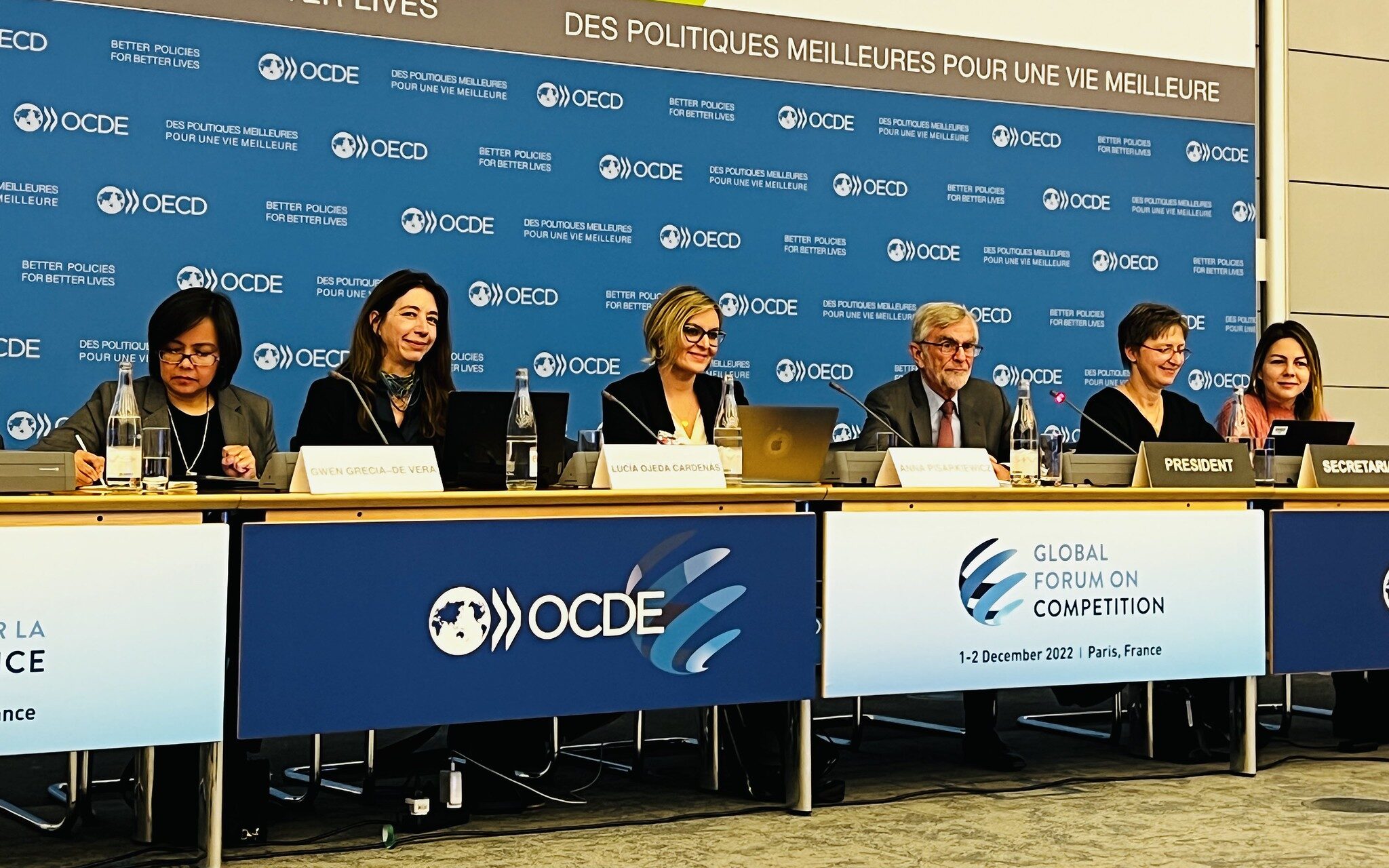 Anna Pisarkiewicz speaks at the OECD Global Forum on Competition
